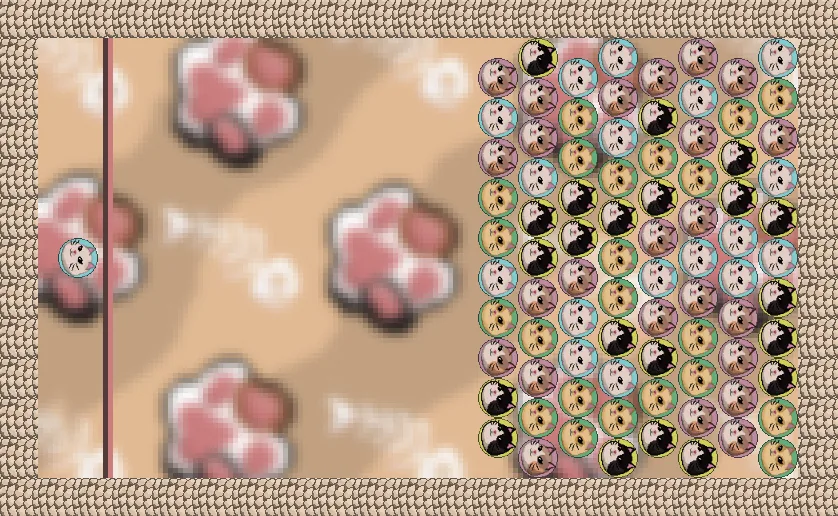 Bubble Buster with the cat skin
