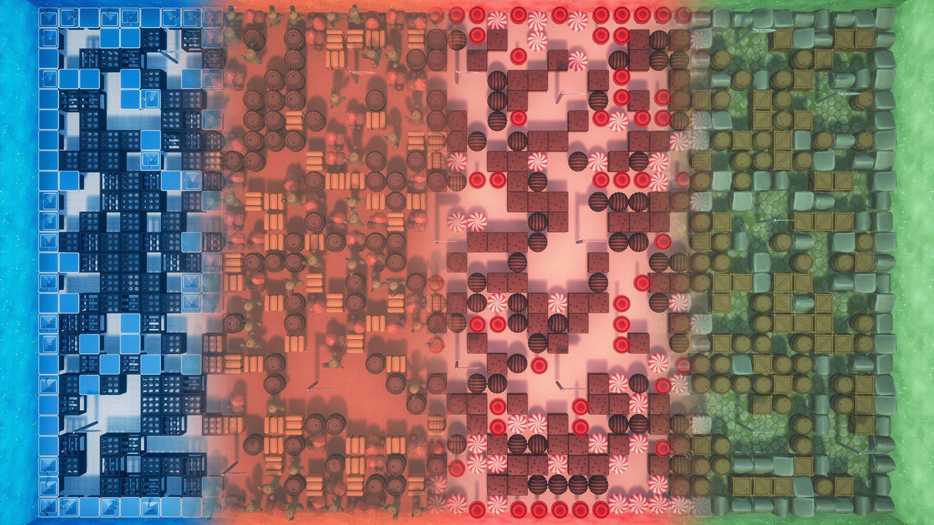 IGS Atomic Blastman Various Arena Skins