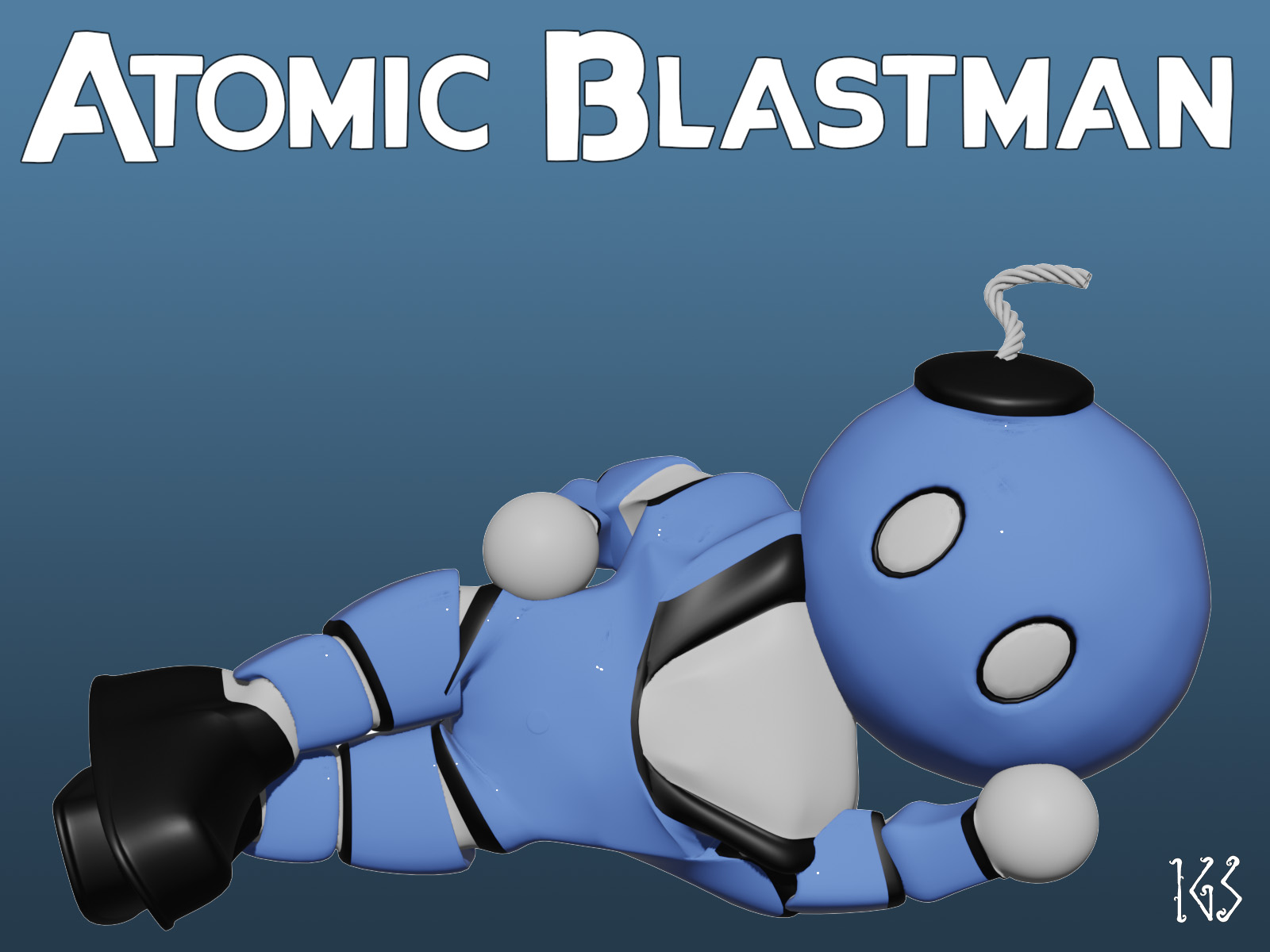 IGS Atomic Blastman Press Kit Cover