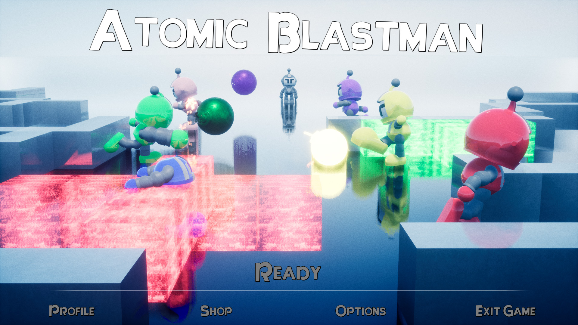 IGS Atomic Blastman Game Shot