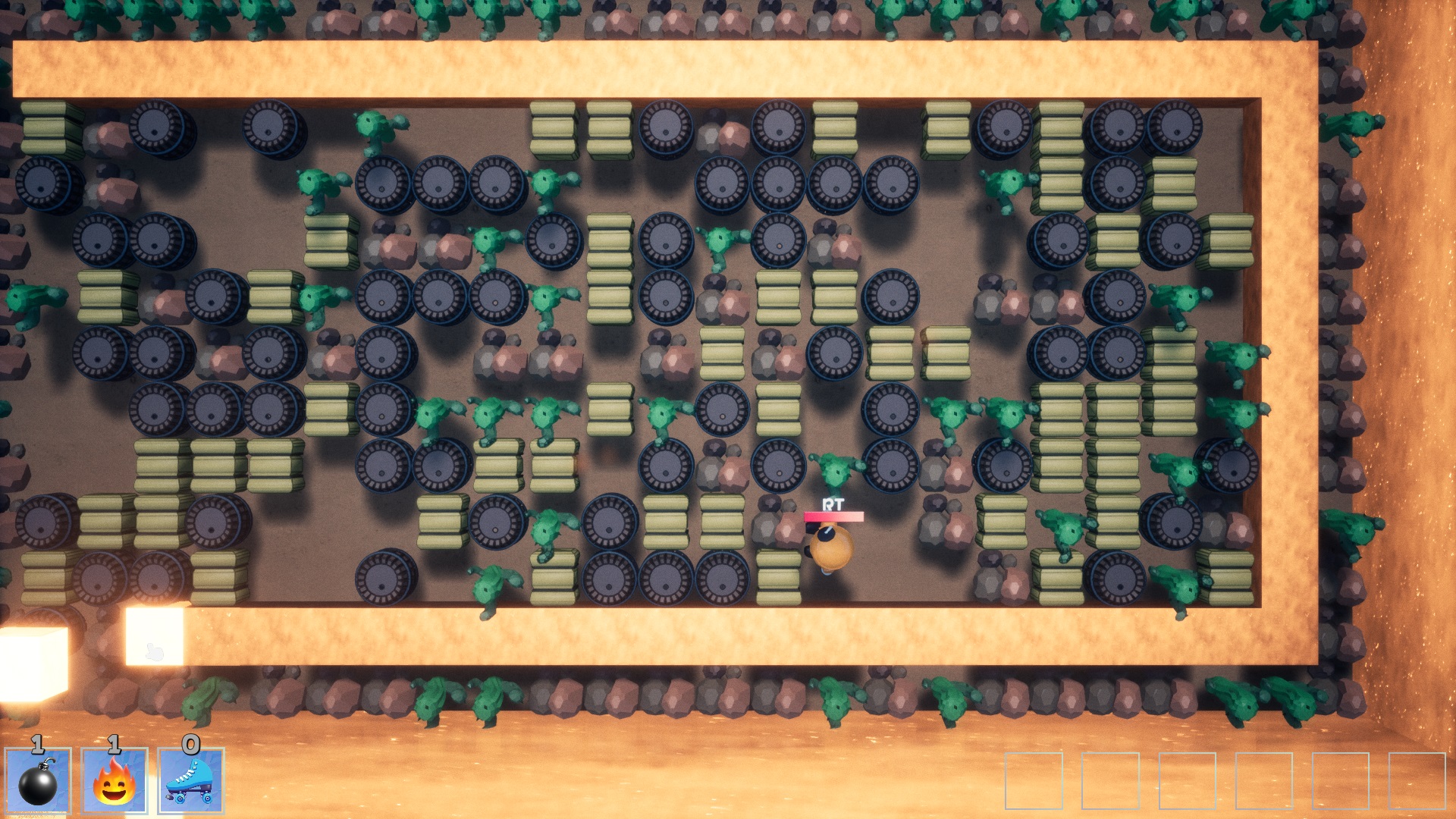 IGS Atomic Blastman Game Shot
